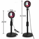 Светильник проекционный Sunset Lamp RGB с пультом на штативе USB проектор атмосферная разноцветная лампа (228) - изображение 4