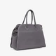 Сумка женская кожаная саквояж большая Regina Notte Travel bag 3787 Темно-серый - изображение 3