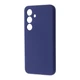 Чехол ударостойкий с защитой камеры WAVE Full Silicone Cover Samsung Galaxy S25 Plus midnight blue - изображение 1