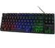 Ігрова мембранна клавіатура з RGB-підсвіткою TLK 87 Чорна - зображення 1