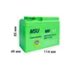 Аккумулятор GEL MSU 12V 2.3AH -/+ HONDA YTR4A-BS - изображение 2