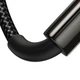 Кабель на 1м USB to Type-C Tungsten Gold 100W Black, Baseus для зарядки и передачи данных (CAWJ000001) - изображение 2