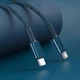 Кабель 1м.Type-C to Lightning High Density Braided 20W Blue, Baseus для зарядки, передачи данных (CATLGD-03) - изображение 8