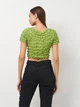 Футболка женская Zara 2712/312 M Зеленая (02712312509031) - изображение 2