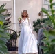 Длинное белое вечернее платье для невест FashionYouWant XS белый 43425479 - изображение 5