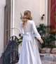 Длинное белое вечернее платье для невест FashionYouWant XS белый 43425479 - изображение 6