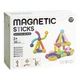 Детский магнитный конструктор Magnetic Sticks XC-C 21 на 36 деталей, 4 типа элементов - изображение 2