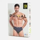 Набор трусов-слипов мужских хлопковых Primal S339 2XL 3 шт Темно-синий/Синий/Черный (ROZ6501055674) - изображение 6