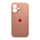 Защитный чехол-накладка Silicone Full Case AA Camera Protect для Apple iPhone 16 Grapefruit (FullAAi16-37) - изображение 1
