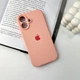 Защитный чехол-накладка Silicone Full Case AA Camera Protect для Apple iPhone 16 Grapefruit (FullAAi16-37) - изображение 3