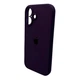 Защитный чехол-накладка Silicone Full Case AA Camera Protect для Apple iPhone 16 Berry Purple (FullAAi16-59) - изображение 2