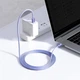 Кабель Baseus Crystal Shine Series Fast Charging Data Cable Type-C to Type-C 100W 1.2m Purple (CAJY000605) - изображение 4