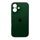 Захисний чохол-накладка Silicone Full Case AA Camera Protect для Apple iPhone 16 Atrovirens (FullAAi16-40) - зображення 1