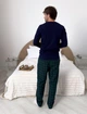 Мужская пижама COSY Бруклин HH зелено-синяя 3XL F230PL20/1 - изображение 2