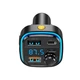FM трансмітер XO BCC-08 QC 18W/2 USB + PD 18W Black - изображение 2