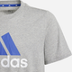 Підліткова футболка для хлопчика Adidas U BL 2 TEE IJ6285 176 см Сіра (4066762203604) - зображення 4