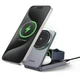 Зарядний пристрій UGREEN 3-in-1 MagFlow Qi2 15w для iPhone 17/17 Pro/17 Pro Max, iPhone 16/15/14/ 13/12 Series - зображення 1