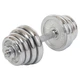 Гантели разборные стальные хромированные 27кг HIGHQ SPORT (TA-0013-27CH) 2шт по 13,5кг Хром - изображение 3