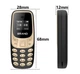 Міні мобільний телефон Miniphone SERVO BМ10 жовтий - изображение 4