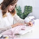 Портативна домашня швейна машинка з дошкою Sewing Machine підсвічування, педаль, живлення від мережі або батарейок (4x AA) - зображення 5