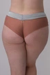 Трусики бразиліана з мереживом SH12 NOS gray/bronze Valery L beige (6000003284531) - зображення 2