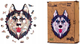 Puzzle drewniane PuzzleOK Śnieżny husky 21 x 29.7 cm 73 elementy (4821993007144) - obraz 3