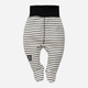 Дитячі повзунки Pinokio Happy Day Sleep Pants Stripped 56 см Білий/Чорний (5901033218835) - зображення 1