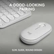 Клавиатура и мышь беспроводная Logitech Pebble 2 Combo White Wireless (920-012240) - изображение 7