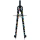 Циркуль металевий Kite Pattern + грифель у футлярі 165 мм sticker (K24-415-3) - зображення 2