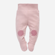 Дитячі повзунки для дівчинки Pinokio Romantic Sleep Pants 56 см Рожеві (5901033288906) - зображення 1