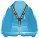 Набор Санки Prosperplast Topo со спинкой синий (5905197481937) + Ледоступы Viking Fishing Ice Walker XL (44-48) 29-32 см (19190004) - изображение 3