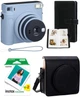 Набор с фотокамерой мгновенной печати Fujifilm INSTAX SQ1 EX D Blue / картриджи (20 фото) / альбом (80 фото) / чехол черный / ремешок / фотоаппарат INSTAX Square SQ1 - изображение 1