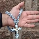 Чотки перекидні з хрестом у машину Білий - зображення 8