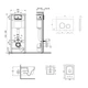 Подвесной унитаз Qtap Crow Ultra Quiet + инсталляция Qtap Nest 4 в 1 (круглая клавиша Chrome) - изображение 2