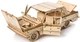 3D Пазл дерев'яний Little Story FSO Fiat 125p 26.2 x 11.7 x 8.5 см 237 деталей (5904100407873) - зображення 5