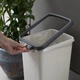 Ведро для мусора MVM BIN-02 12л Серое (BIN-02 12L GRAY) - изображение 4