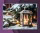Новогодний виниловый фотофон 60x90см, Frontlit 450 г/м2, стена + пол №57507 - изображение 3