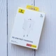 Зарядний пристрій (блочок) Baseus Cube Fast Charger / CCXFK20UE (USB+Type-C) 20W Білий - зображення 1