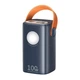 Павербанк REMAX RPP-100 60000 mAh 100W для ноутбука зі швидкою зарядкою, ліхтарем і дисплеєм 3xUSB, power bank для ноутбука, RPPS-100 - зображення 1