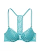 Бюстгальтер жіночий Victoria's Secret Push Up 34 А колір блакитний мереживна спинка - зображення 3