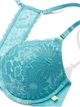 Бюстгальтер жіночий Victoria's Secret Push Up 34 А колір блакитний мереживна спинка - зображення 4