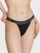 Трусики бикини женские хлопковые Victoria's Secret 26825571 XL Черные (144000416151) - изображение 1