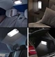Світлодіодний ліхтар у салон 12-24V 48 LED освітлення багажника на двохст. скотчі панель підсвічування з кнопкою (91189) - зображення 8