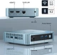 Міні ПК PELADN WI-4 / Intel Celeron N5095 / RAM 16GB / SSD 512GB / 2 x HDMI / LAN / Wi-Fi 5 / Bluetooth 4.2 / Windows 11 / Blue - зображення 3