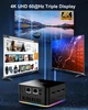 Мини ПК DIVINPC T9 Plus / Intel Processor N95 / RAM 8GB / SSD 256GB / 3 x HDMI / 2 х LAN / Wi-Fi 6 / Bluetooth 4.2 / Windows 11 / Черный - изображение 4