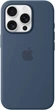 Чехол силиконовый OEMG Guard Shockproof Silicone Case with MagSafe для iPhone 16 Pro Max Denim - изображение 1
