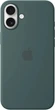 Чехол силиконовый OEM Silicone Case with MagSafe для iPhone 16 Lake Green + Подарок защитное стекло Pixel для Apple iPhone - изображение 2