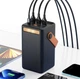 Портативное зарядное устройство Awei P101K 60000mah/22.5W/Type-C/USB Black - изображение 4