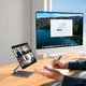 Тримач Baseus MagStable Series Magnetic Tablet Stand for Pad 12.9" сірий - зображення 12