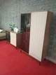 Вітрина з підсвічуванням Perfect Home Вічі / Vici WT103 2-дверна Горіх/кашемір - зображення 8